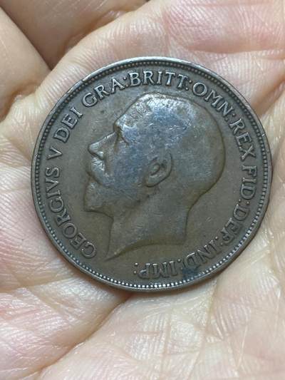 2025年第八十八场(总第一百一十四场）外国好品散币(免佣金) 英国🇬🇧1913年1便士(乔治五世第一版)