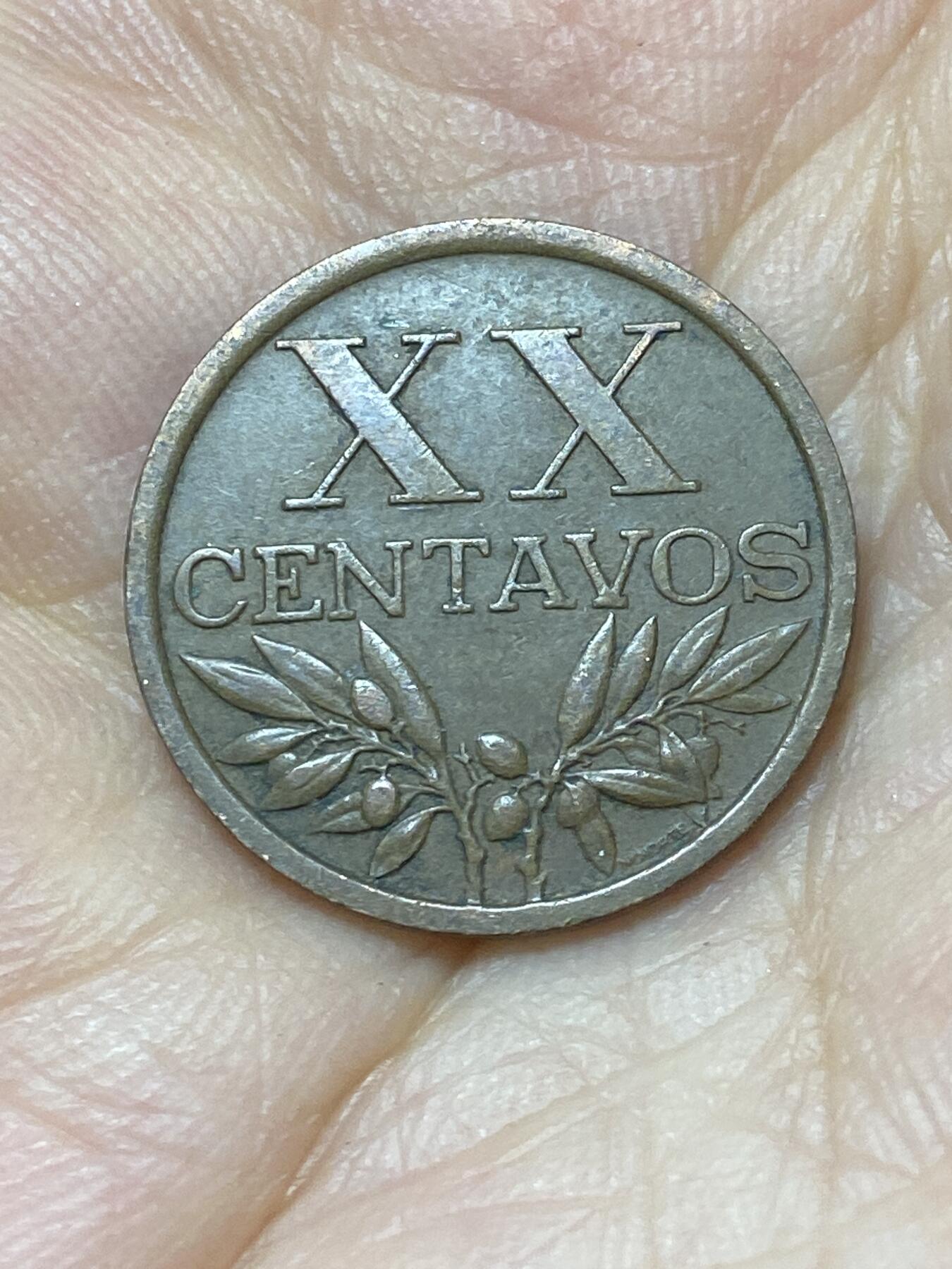 2025年第八十八场(总第一百一十四场）外国好品散币(免佣金) 葡萄牙🇵🇹1965年20分(共和国时期第四套)