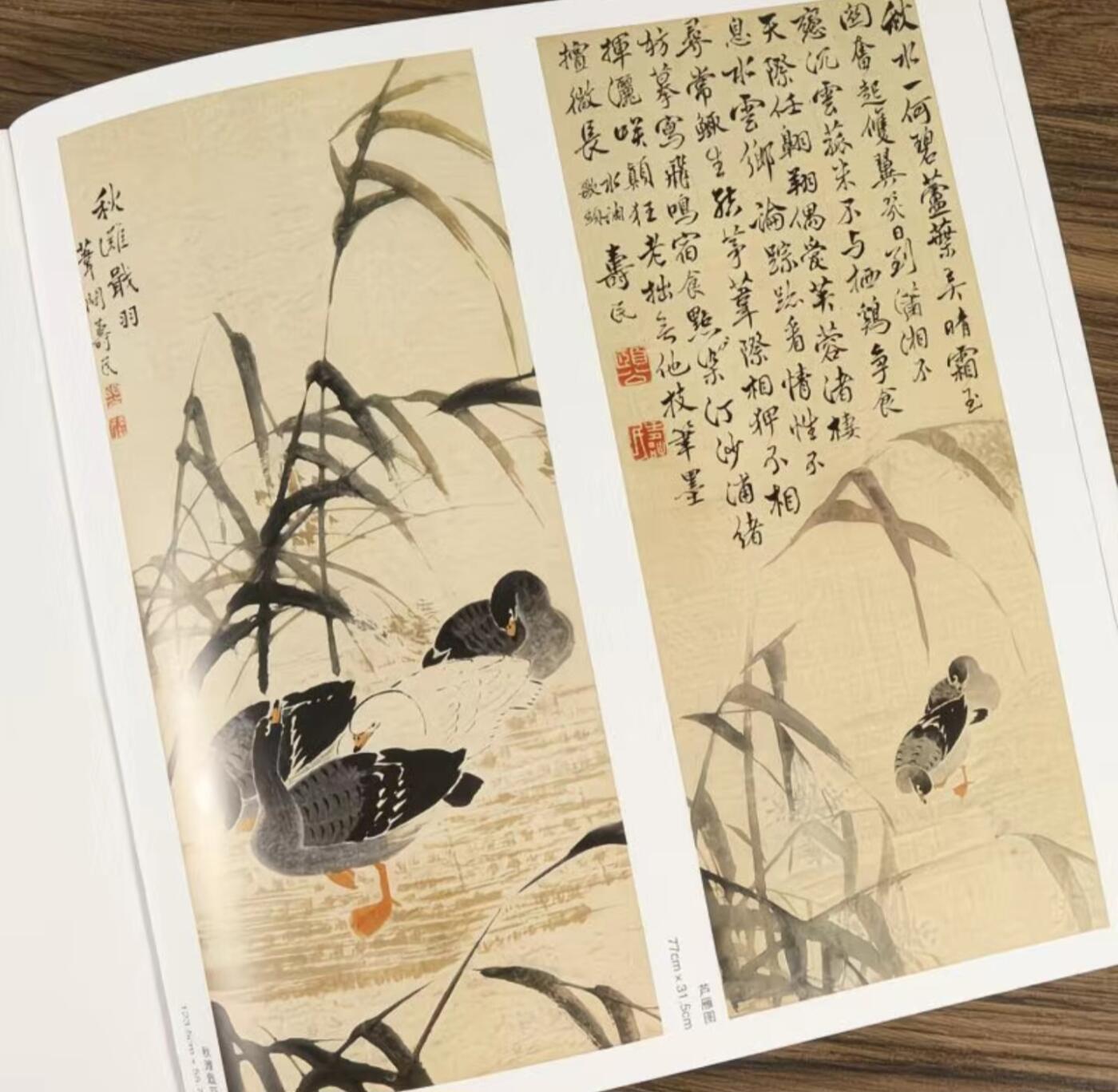 国画名家画册专场 中国画大师糸列边寿民画册 全新正版12开大版面铜版纸彩印