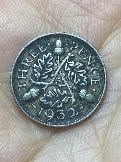 2025年第八十八场(总第一百一十四场）外国好品散币(免佣金) - 英国🇬🇧1932年3便士银币(乔治五世第三版，500银)