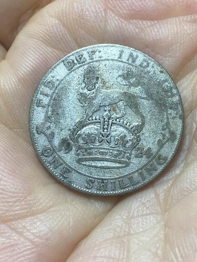 2025年第八十八场(总第一百一十四场）外国好品散币(免佣金) - 英国🇬🇧1924年1先令银币(乔治五世第二版，500银)