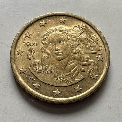 🌹外币初藏🌹🐯2025年第99场 周二无佣金特价场 - 意大利2002年10欧分