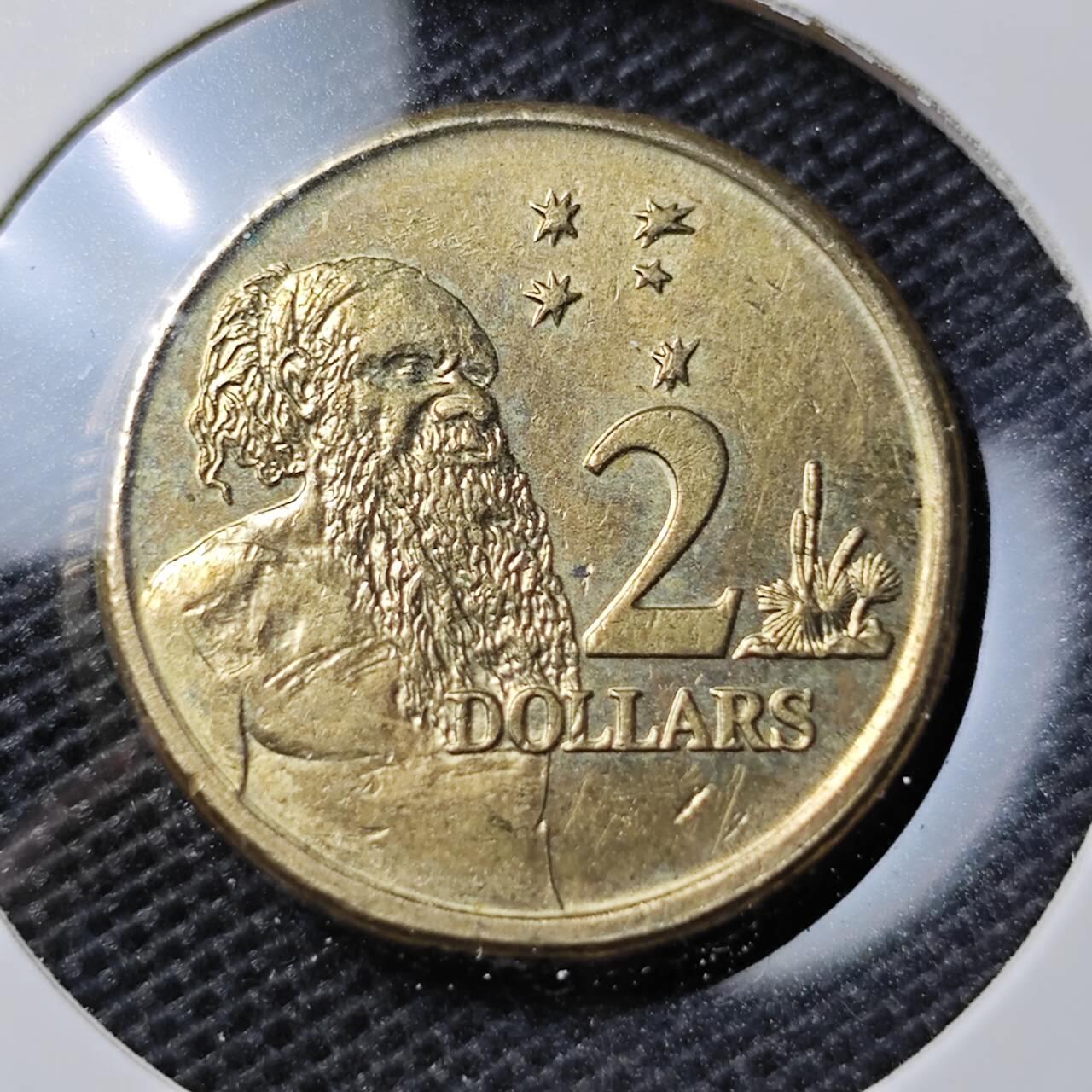 KK钱币收藏小铺 第333期 2月预留时间 周末发货  澳大利亚2元