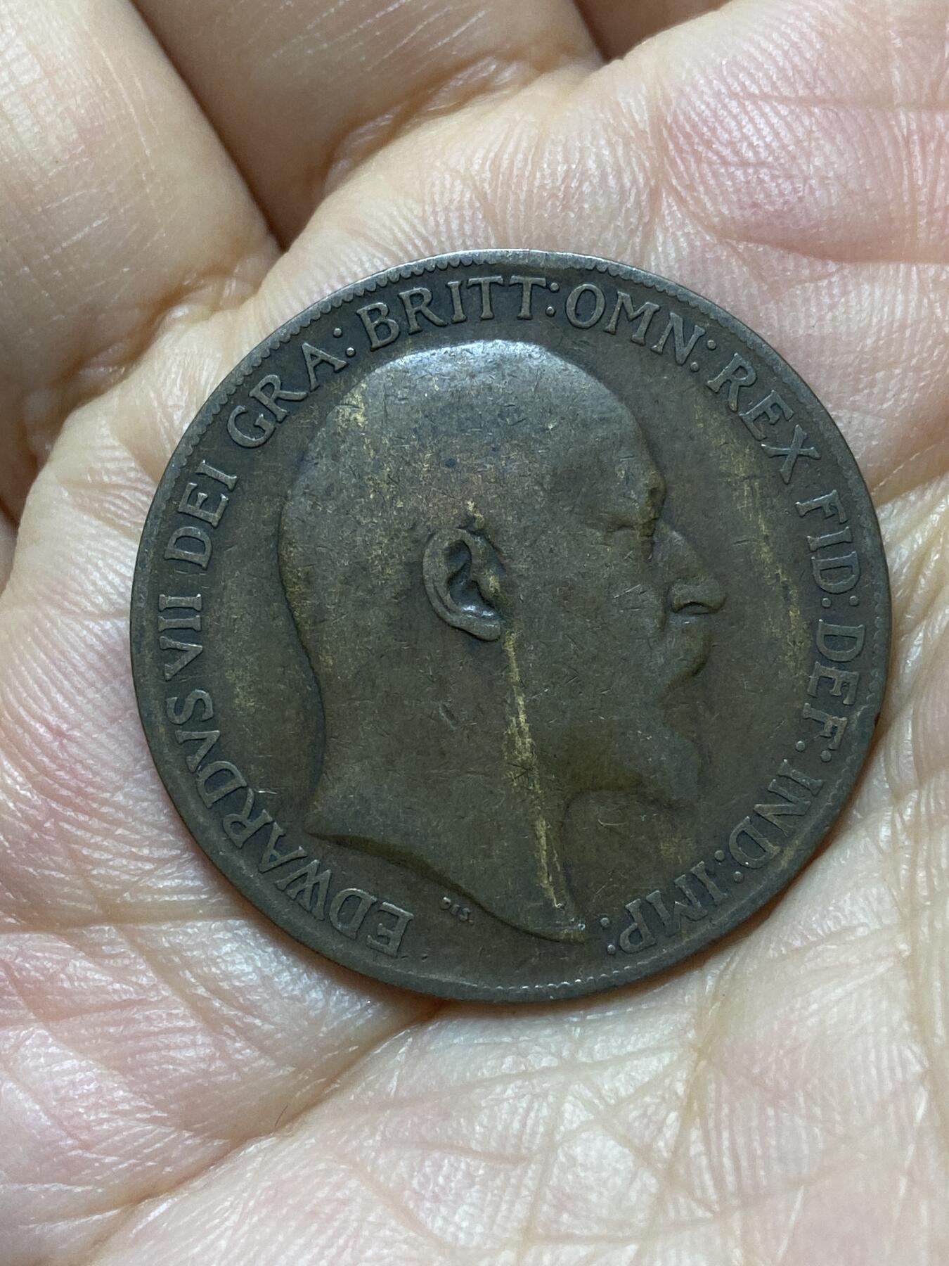 2025年第八十八场(总第一百一十四场）外国好品散币(免佣金) 英国🇬🇧1909年1便士(爱德华七世时期)