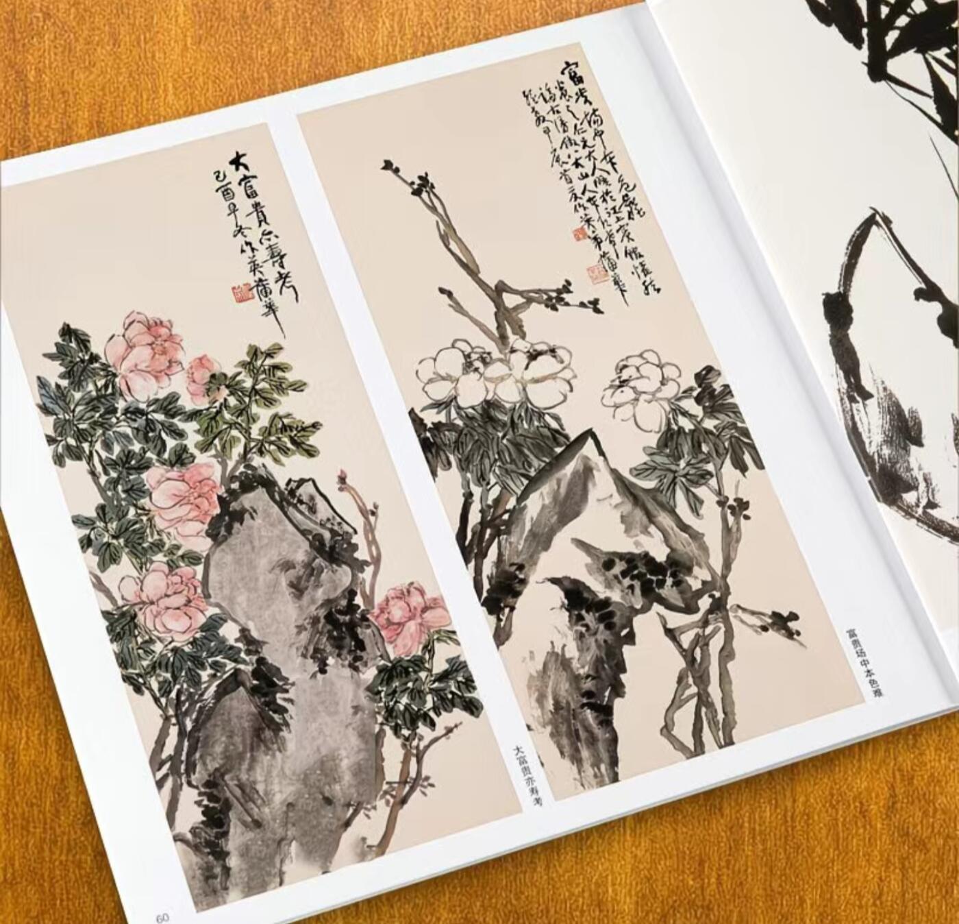 国画名家画册专场 中国画大师糸列蒲华画册 全新正版12开大版面铜版纸彩印