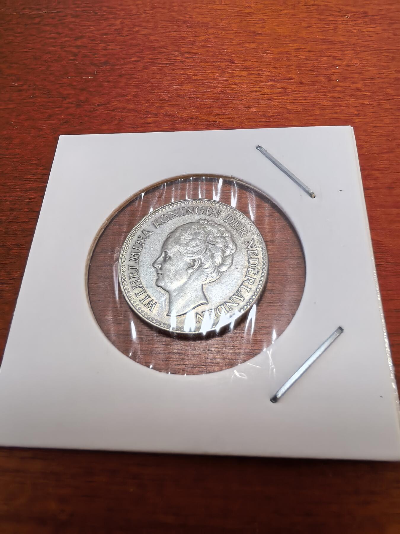 长老汇蛇年精选第四十三场拍卖 1930荷兰威廉明娜1/2盾银币，好品