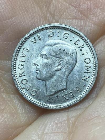 2025年第八十八场(总第一百一十四场）外国好品散币(免佣金) 好品–英国🇬🇧1937年3便士银币(乔治六世加冕年，第一版首发年，500银)