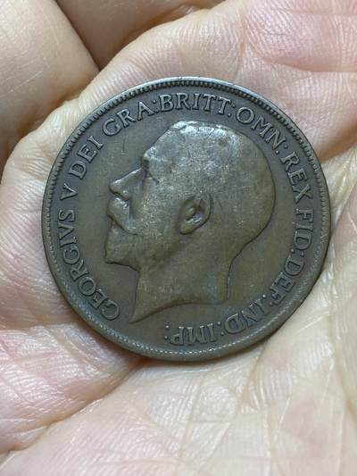 2025年第八十八场(总第一百一十四场）外国好品散币(免佣金) 英国🇬🇧1920年1便士(乔治五世第一版)