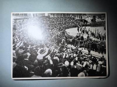 盛世勋华——号角文化勋章邮票专场拍卖第277期 - 德国（1939）1936年柏林奥运会大尺寸宣传照片 奥林匹克体育场内的闭幕仪式：各国国旗再次降下，再次表彰获奖者，再次奏响国歌，礼炮再次鸣响——第四届冬季奥林匹克运动会就此结束