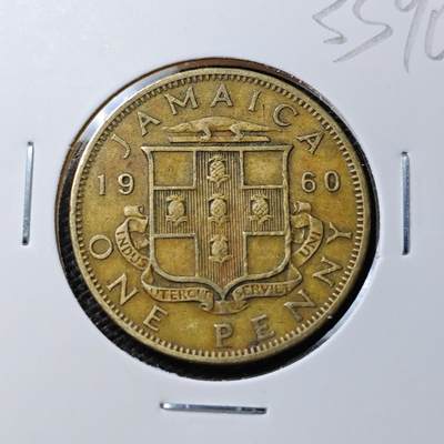 KK钱币收藏小铺 第333期 2月预留时间 周末发货 -  1960英属牙买加1便士铜币