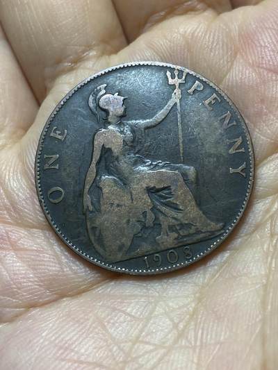 2025年第八十八场(总第一百一十四场）外国好品散币(免佣金) - 英国🇬🇧1908年1便士(爱德华七世时期)