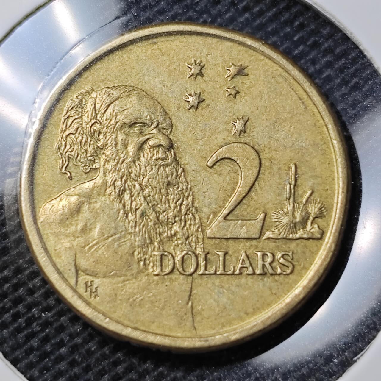 KK钱币收藏小铺 第333期 2月预留时间 周末发货  澳大利亚2元