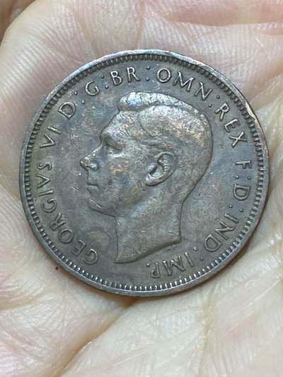 2025年第八十八场(总第一百一十四场）外国好品散币(免佣金) 英国🇬🇧1948年半便士(乔治六世第一版)