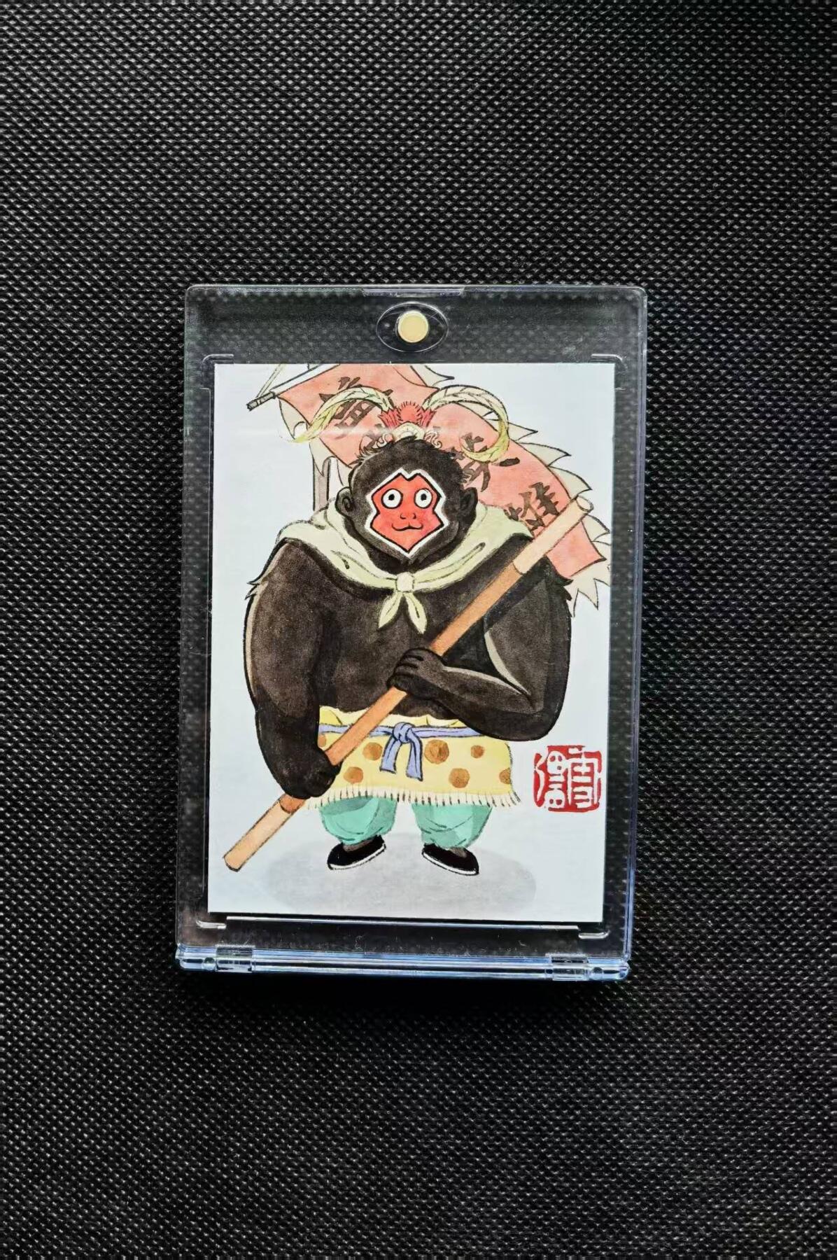 秋原瞳的小店第二十二期（持续收拍，又到了吃火锅串串的季节） 刘雪强老师 精品手绘卡 浪浪山 悟空 大圣 猩猩怪