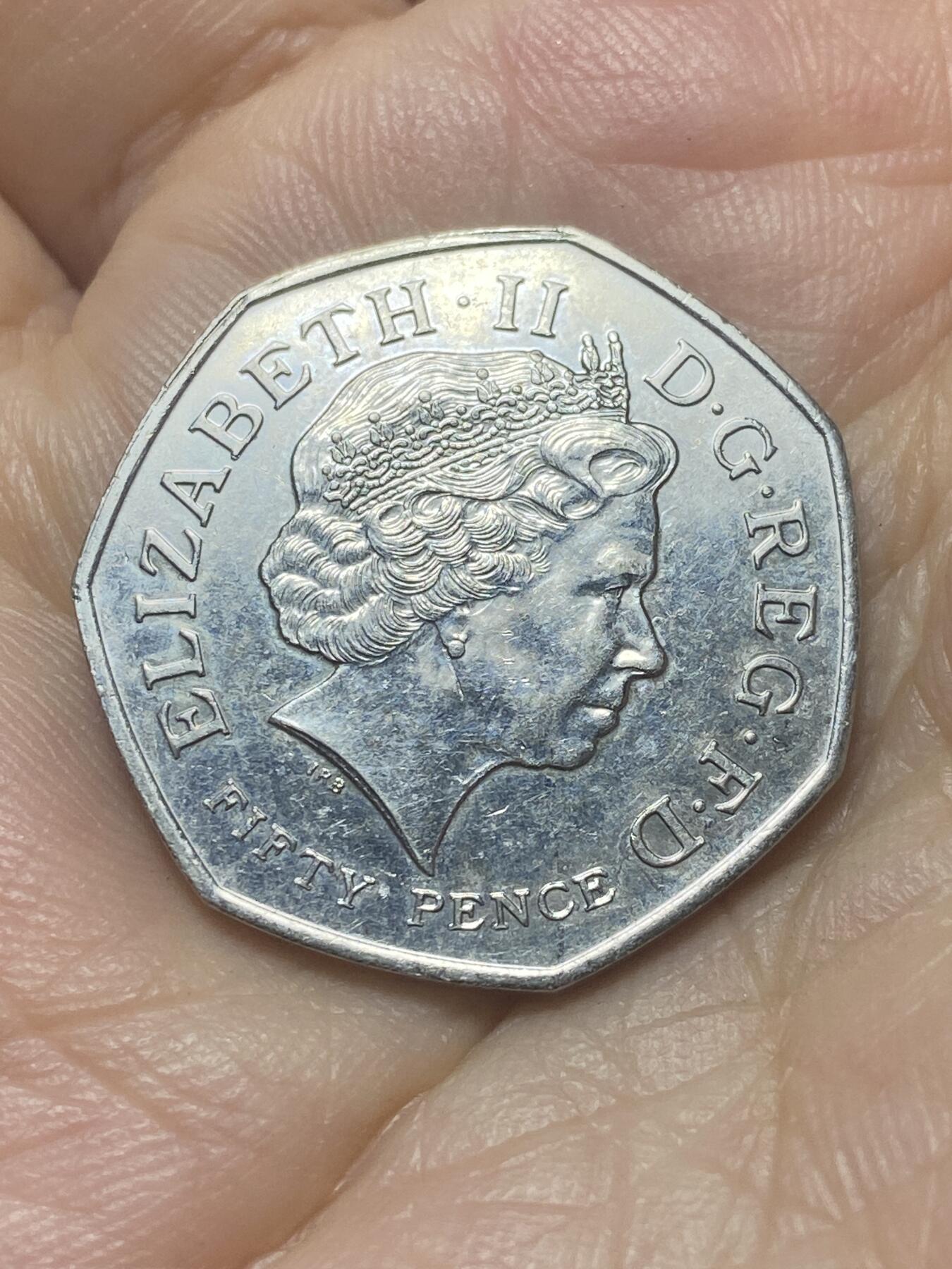 2025年第八十八场(总第一百一十四场）外国好品散币(免佣金) 英国🇬🇧2011单年份50便士(世界自然基金会成立50周年纪念币)