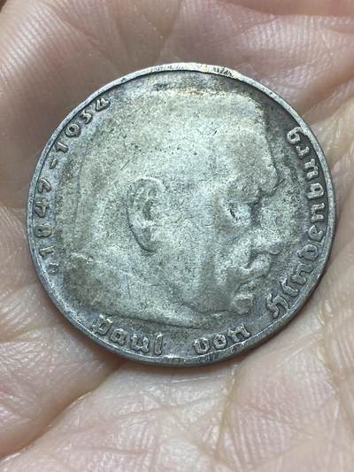 2025年第八十八场(总第一百一十四场）外国好品散币(免佣金) 德意志第三帝国1937年2马克银币(D标，慕尼黑造)