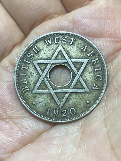 2025年第八十八场(总第一百一十四场）外国好品散币(免佣金) 少见–英属西非1920年1便士(乔治五世第二版，H标喜敦厂造)