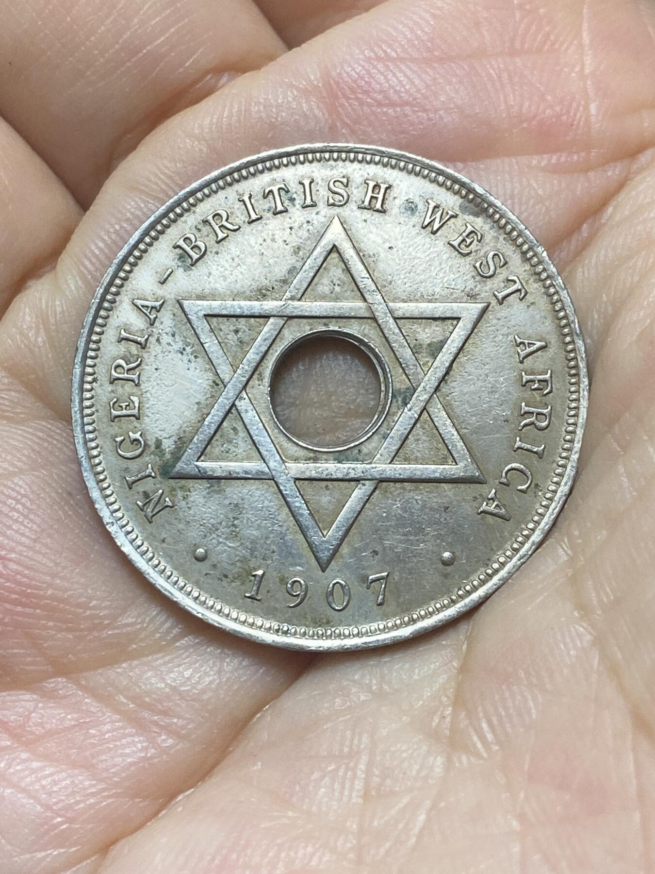 2025年第八十八场(总第一百一十四场）外国好品散币(免佣金) 少见好品–英属西非1907年1便士(爱德华七世时期，首发年)