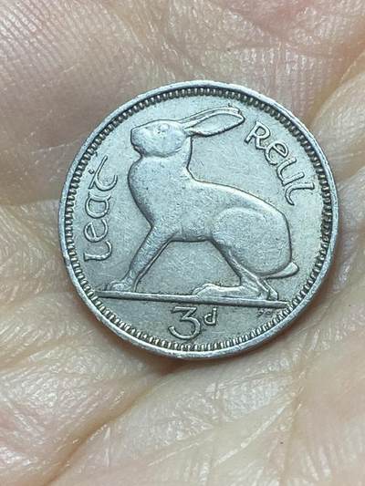 2025年第八十八场(总第一百一十四场）外国好品散币(免佣金) - 爱尔兰🇮🇪1953年3便士(共和国时期第一套第二版)