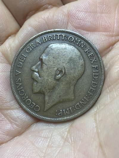 2025年第八十八场(总第一百一十四场）外国好品散币(免佣金) 英国🇬🇧1916年1便士(乔治五世第一版)