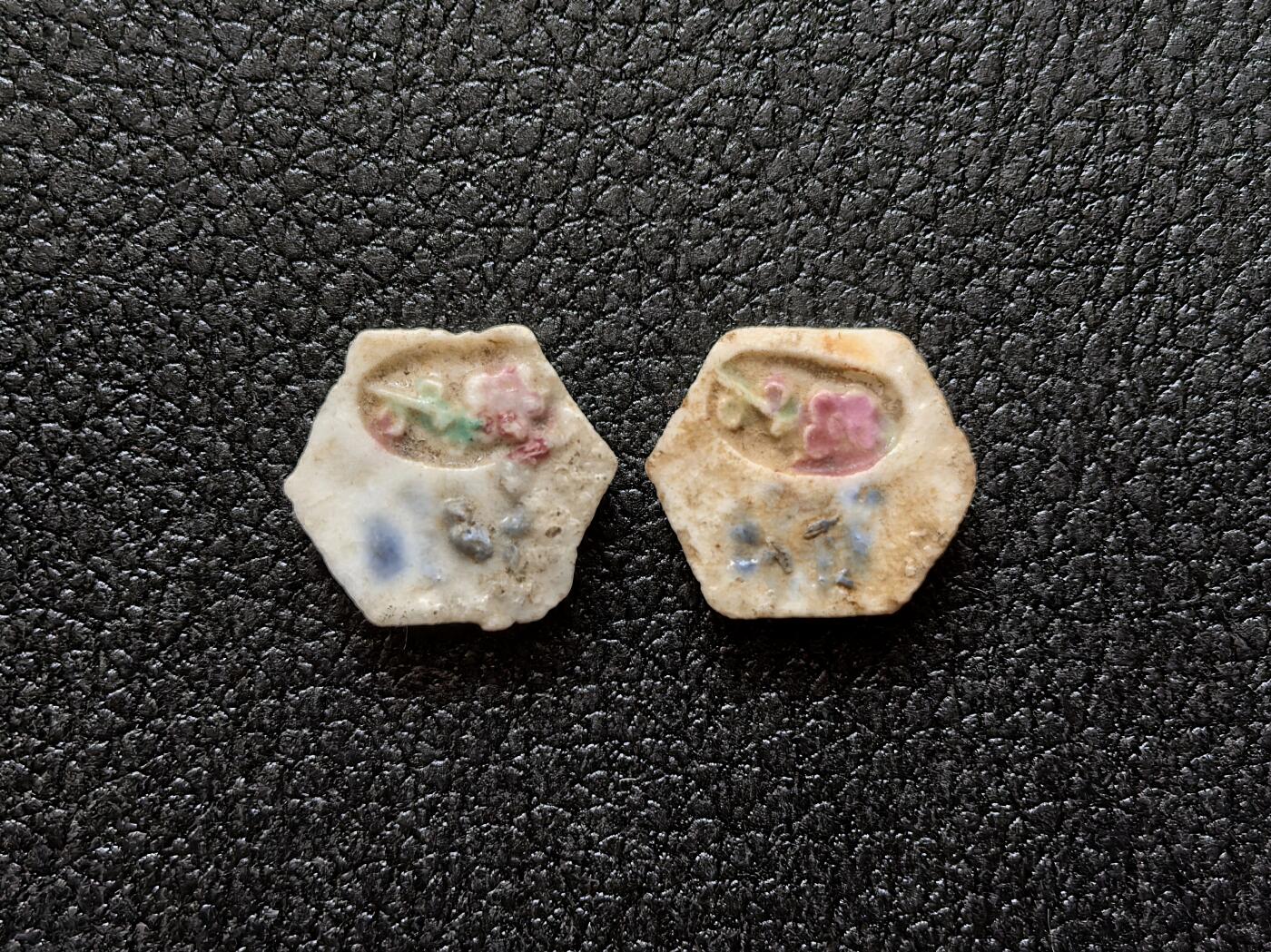 博洋堂暹罗瓷币专场拍卖暨第138期（全场包邮） 顺/梅花一百 二枚一对