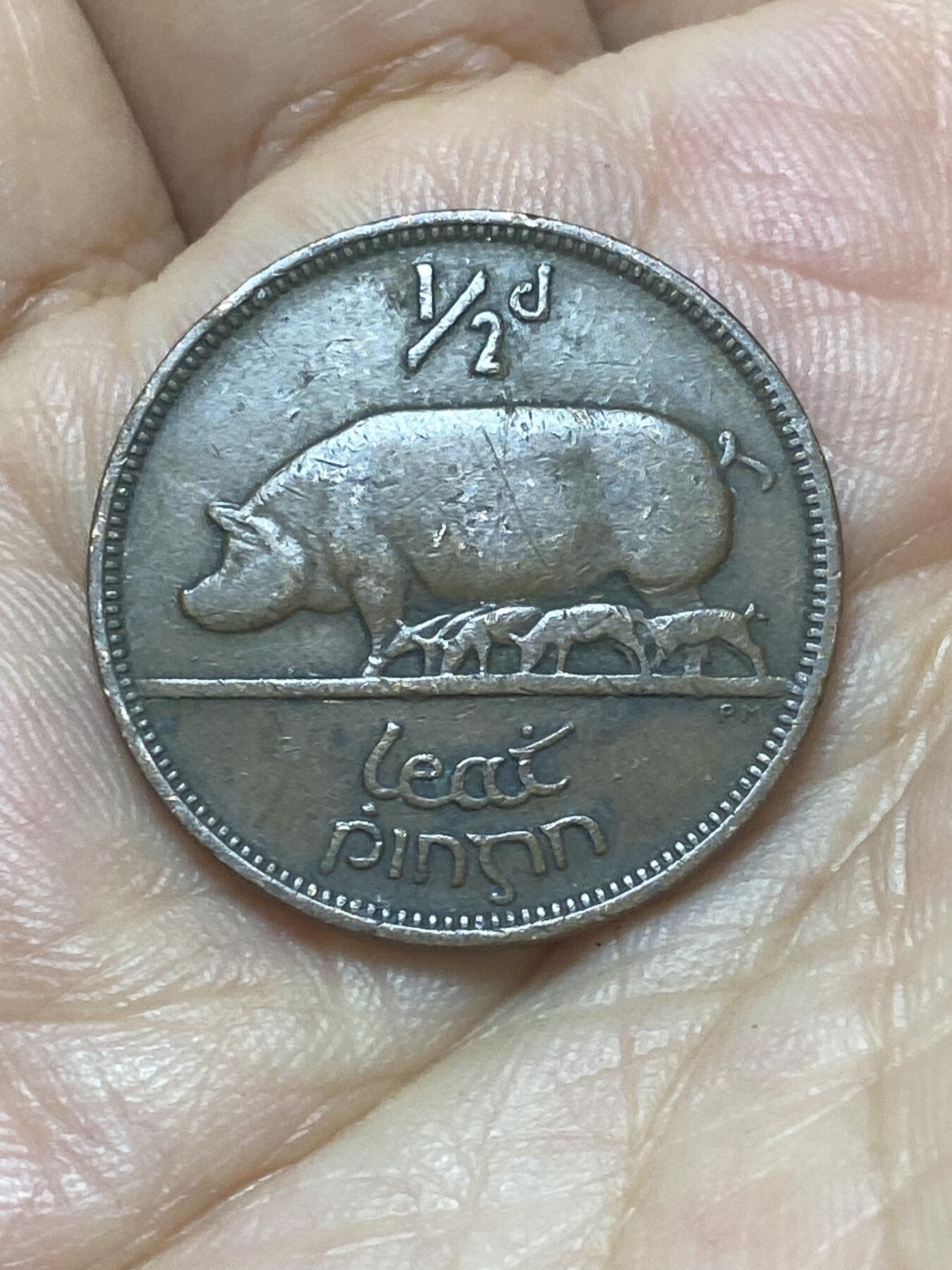 2025年第八十八场(总第一百一十四场）外国好品散币(免佣金) 爱尔兰🇮🇪1942年1/2便士(共和国时期第一套)