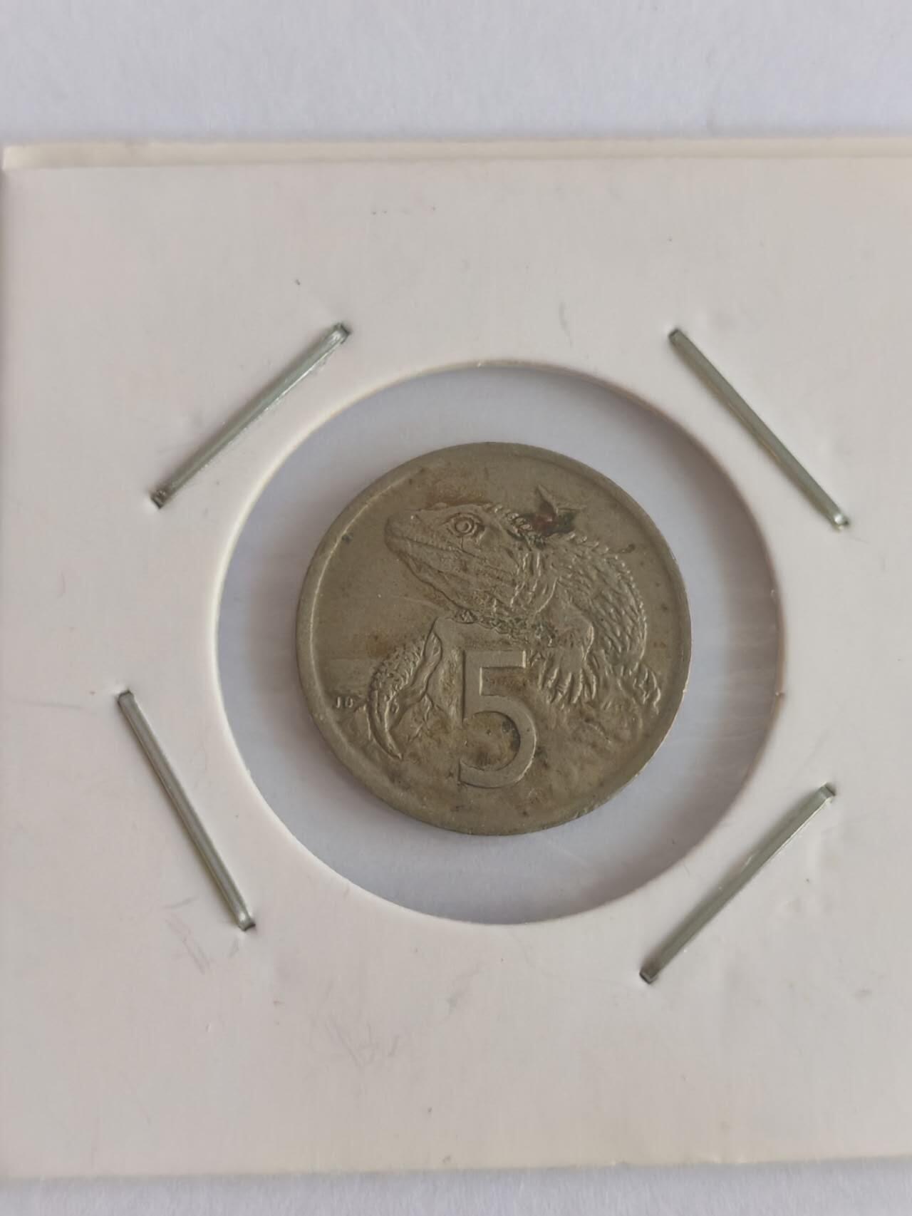动物类外国硬币，专场。可寄存 蜥蜴