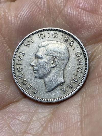 2025年第八十八场(总第一百一十四场）外国好品散币(免佣金) 英国🇬🇧1948年1先令(乔治六世第二版，苏格兰坐狮版，关门年仅发行2年)