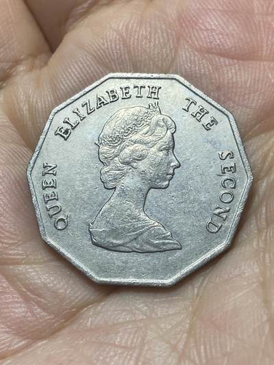 2025年第八十八场(总第一百一十四场）外国好品散币(免佣金) 东加勒比1989年1元(伊莉莎白二世中年花冠)