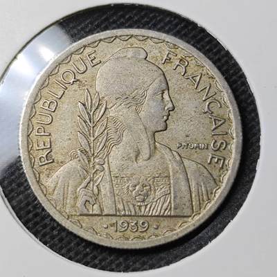 KK钱币收藏小铺 第333期 2月预留时间 周末发货 -  1939法属印支20分