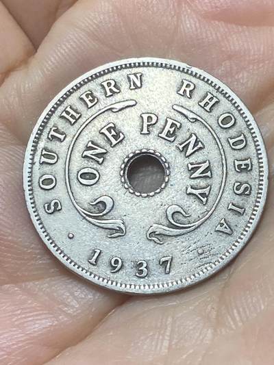 2025年第八十八场(总第一百一十四场）外国好品散币(免佣金) - 英属南罗得西亚1937年1便士(乔治六世加冕年，第一版首发年)