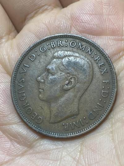 2025年第八十八场(总第一百一十四场）外国好品散币(免佣金) 英国🇬🇧1945年1便士(乔治六世第一版)