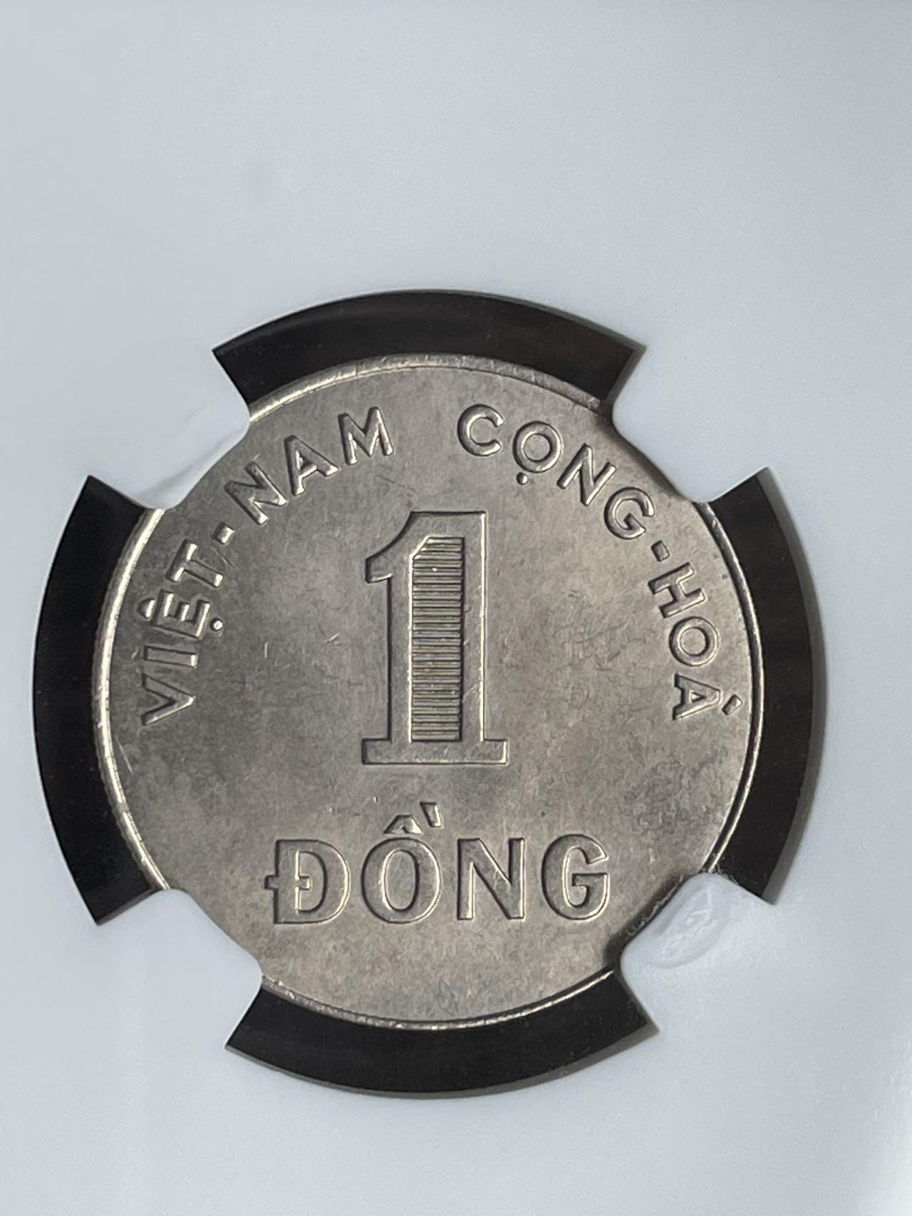 　南越 1964 1盾 NGC季军分 MS64