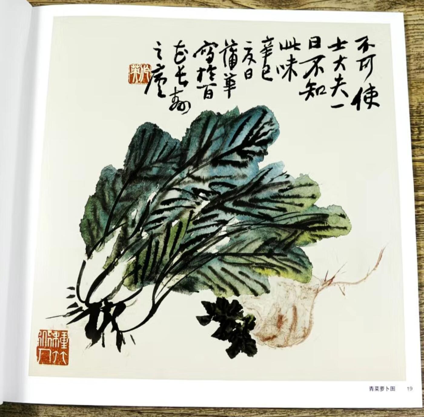 国画名家画册专场 中国画大师糸列蒲华画册 全新正版12开大版面铜版纸彩印