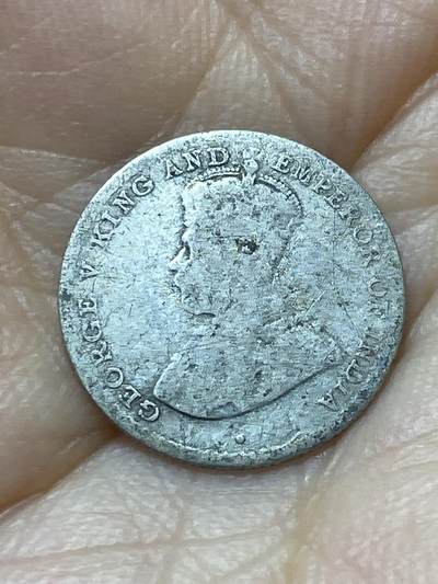 2025年第八十八场(总第一百一十四场）外国好品散币(免佣金) 英属锡兰1913年10分银币(乔治五世第一版，800高银)