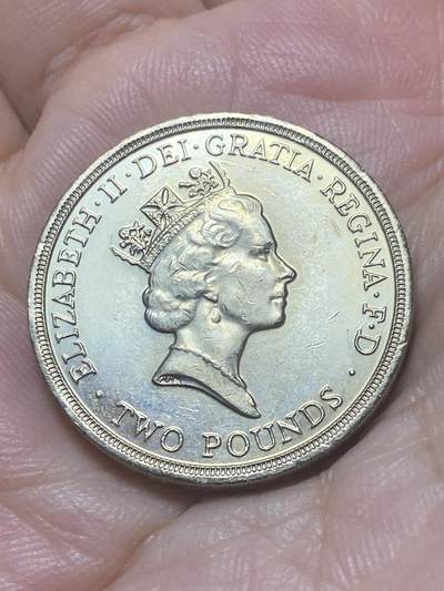 2025年第八十八场(总第一百一十四场）外国好品散币(免佣金) 英国🇬🇧1995年2英镑(第二次世界大战结束50周年纪念币)