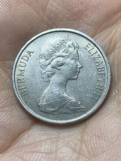 2025年第八十八场(总第一百一十四场）外国好品散币(免佣金) 百慕大🇧🇲1970年5分(伊丽莎白二世中年花冠，第一版首发年)
