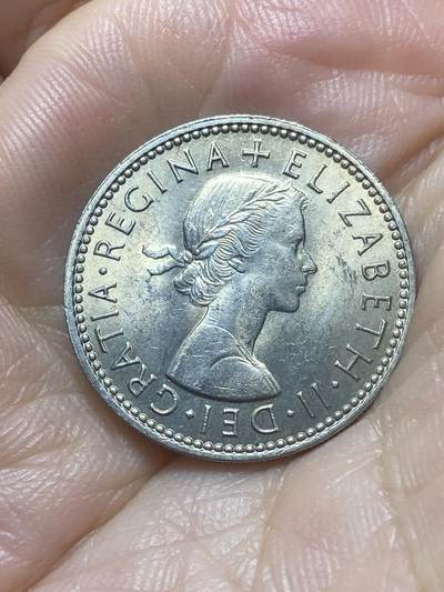 2025年第八十八场(总第一百一十四场）外国好品散币(免佣金) 英国🇬🇧1966年1先令(伊丽莎白二世青年桂冠第二版，苏格兰盾徽版)