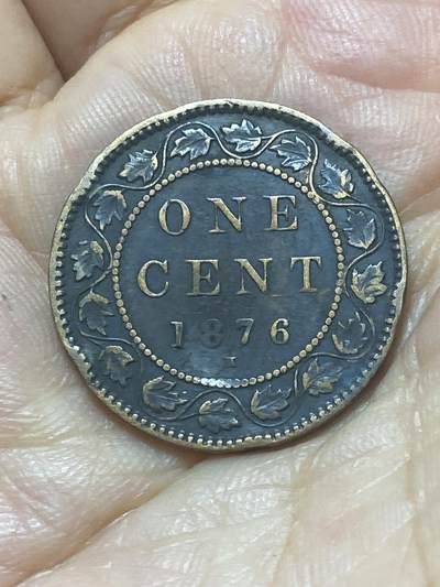 2025年第八十八场(总第一百一十四场）外国好品散币(免佣金) 币不平–加拿大🇨🇦1876年1分(维多利亚女王时期第二版，H标喜敦厂造，首发年)