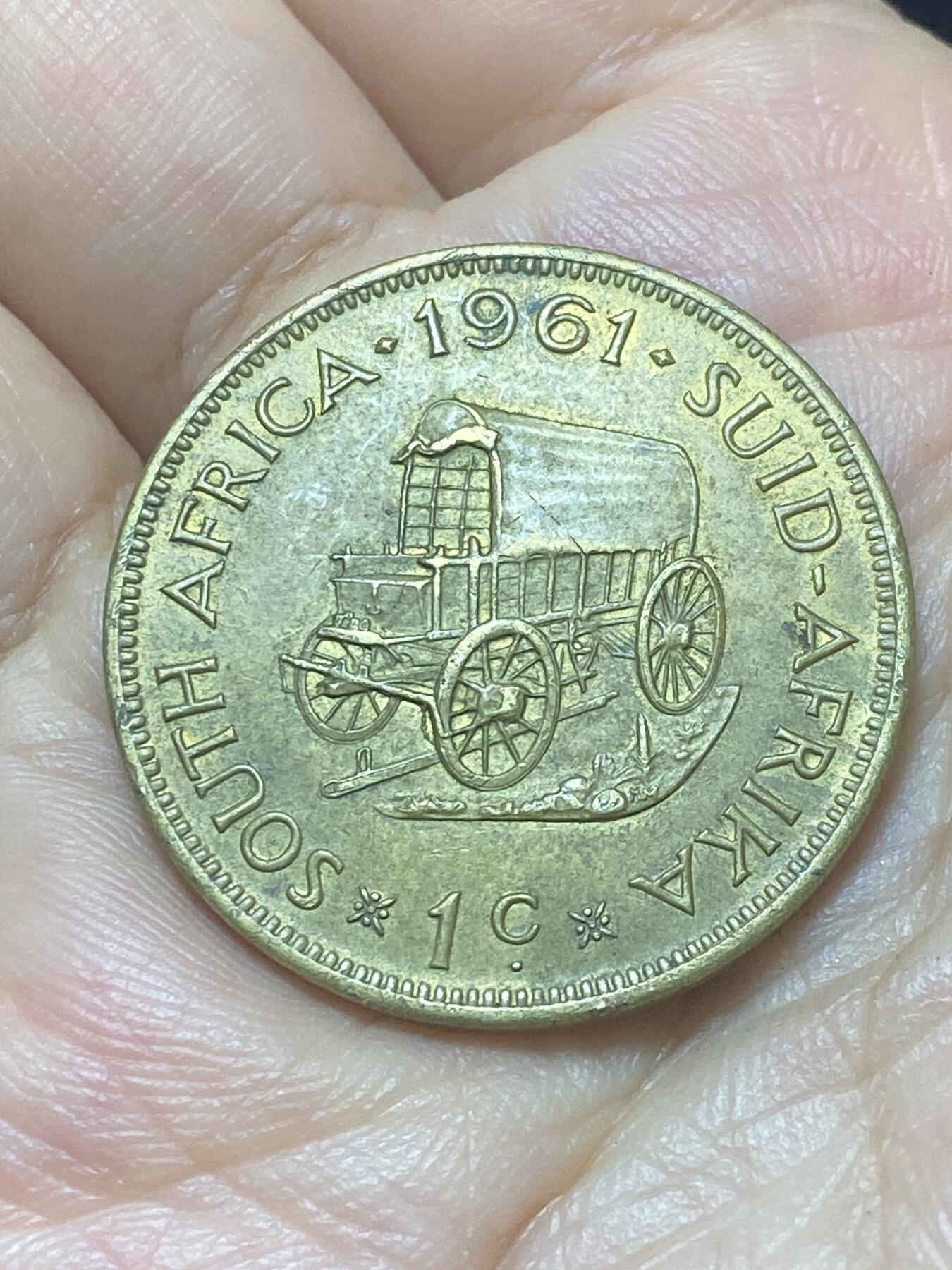 2025年第八十八场(总第一百一十四场）外国好品散币(免佣金) 南非🇿🇦1961年1分(独立后首套流通硬币)