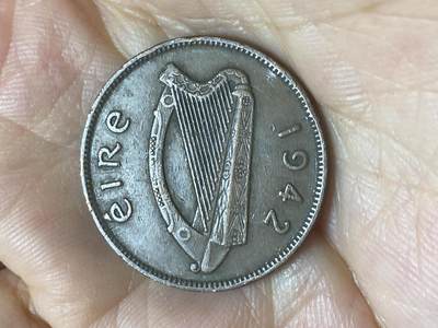 2025年第八十八场(总第一百一十四场）外国好品散币(免佣金) 爱尔兰🇮🇪1942年1/2便士(共和国时期第一套)