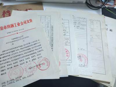 罗岚⭐爱藏⭐精品国庆前瞻专拍-分享拍场赚佣金 - 七十年代国营单位职工档案--共计十一份各类材料极具历史意义