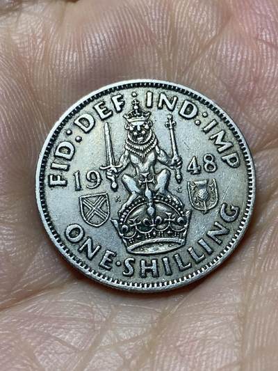 2025年第八十八场(总第一百一十四场）外国好品散币(免佣金) - 英国🇬🇧1948年1先令(乔治六世第二版，苏格兰坐狮版，关门年仅发行2年)