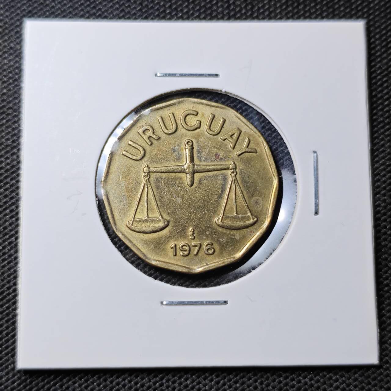KK钱币收藏小铺 第333期 2月预留时间 周末发货  1976乌拉圭50分