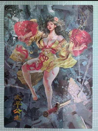 C先生卡牌 第12期 神州百花谱·西游姬·人间传·Art系列(持续收拍品中) - 【九拼】燎原×刷子《人间传》太平公主