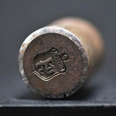 【良泉】【国庆精品场】10月2日晚19.30点开拍！ 222组，西方古代钱币、印章专场 - 约1900年代【德意志】巴登-符腾堡州，辛根（Hohentwiel）镇徽，圣加仑修道院熊，钢模印章