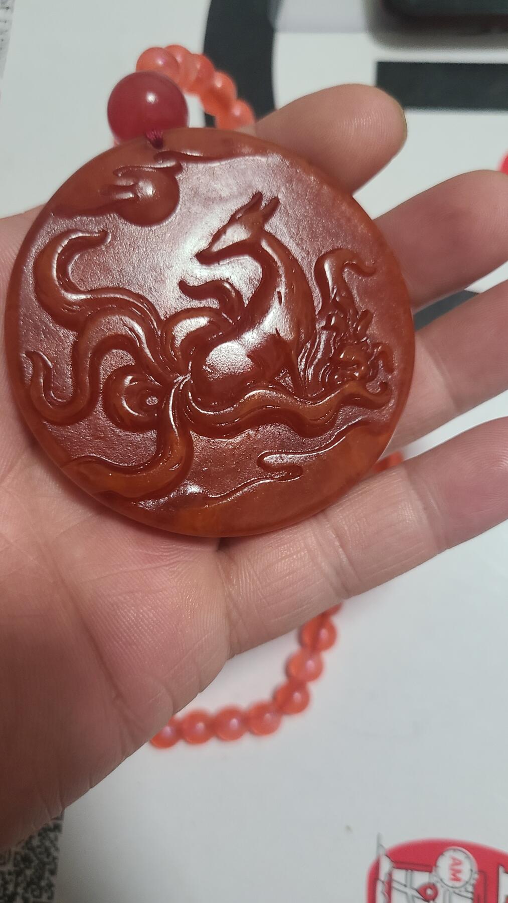 富森红土吊坠如图实拍，保真沉香，很香很香