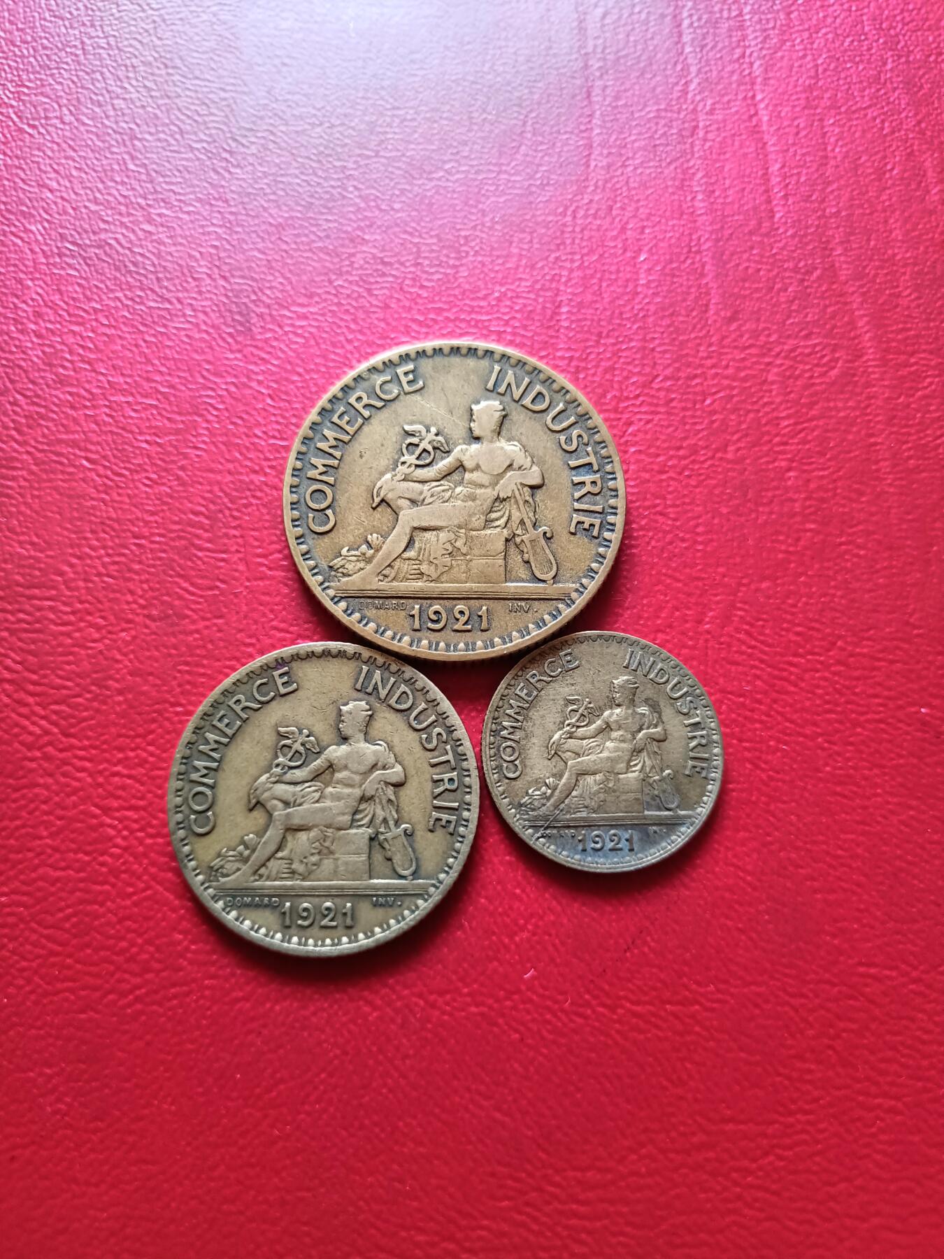 【云涧收藏】第六十一场 法国1921年3枚套