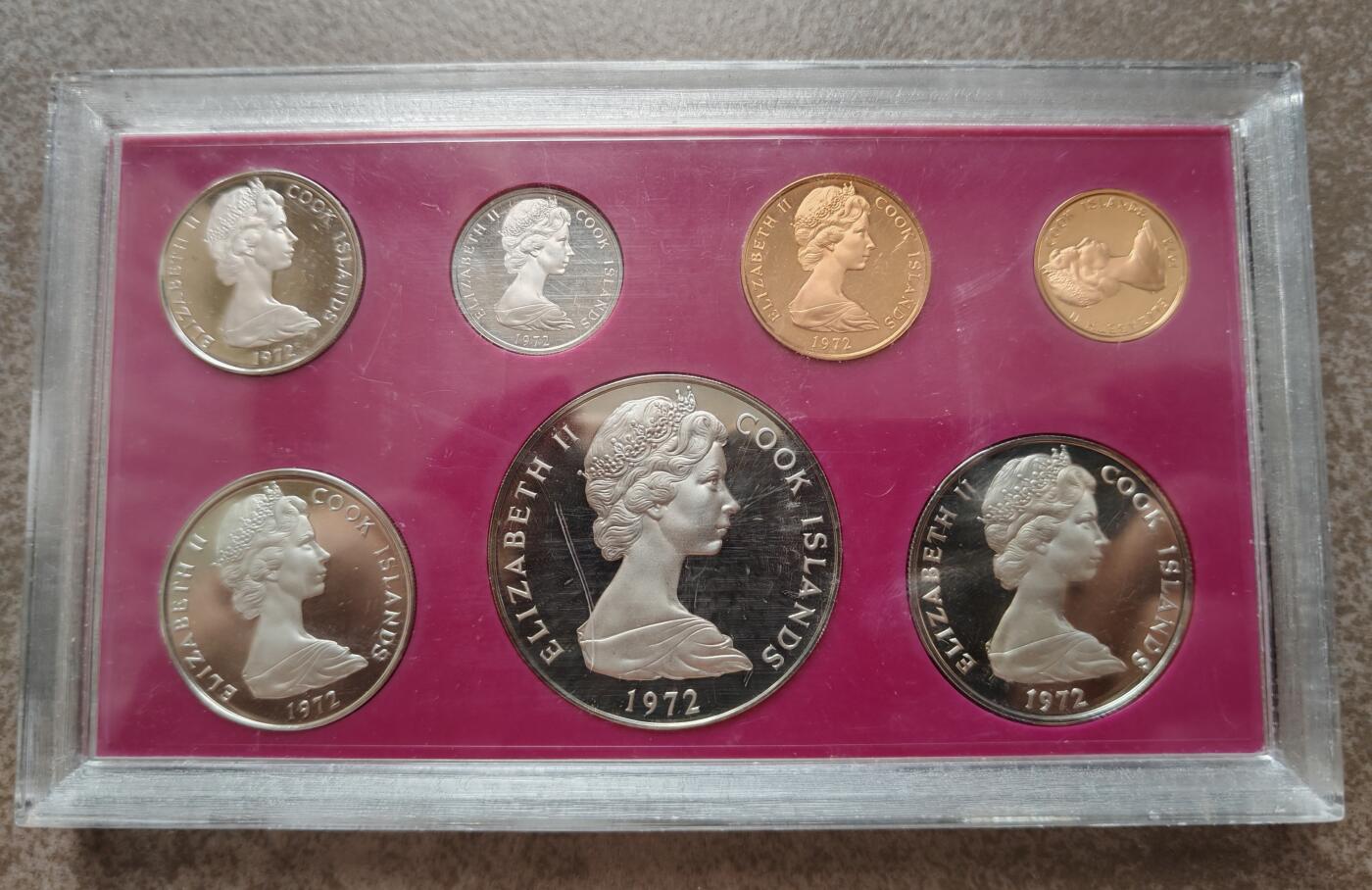 库克群岛1972年精制套币 Proof set