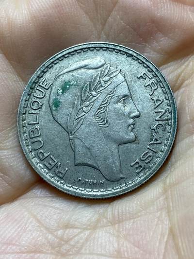 2025年第八十八场(总第一百一十四场）外国好品散币(免佣金) 法国🇫🇷1949年10法郎(大头版，关门年仅发行3年)